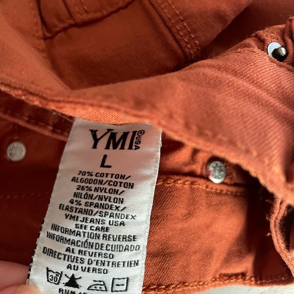 YMI Pant Burnt Orange Women’s Size Large - Picture 7 of 7